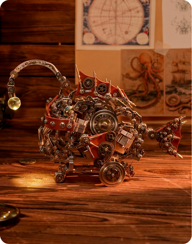 steampunk angler fish
