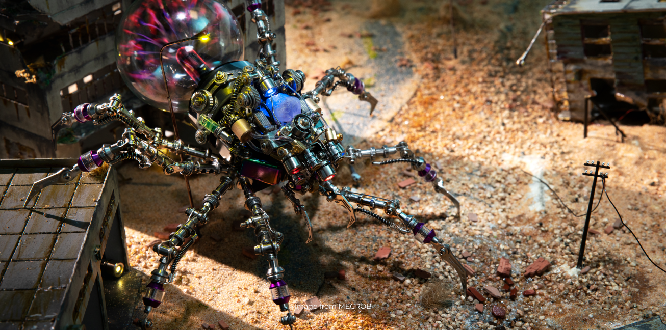 Explore Mecrob Minerva's Mercy: A 3D Metal Puzzle Masterpiece