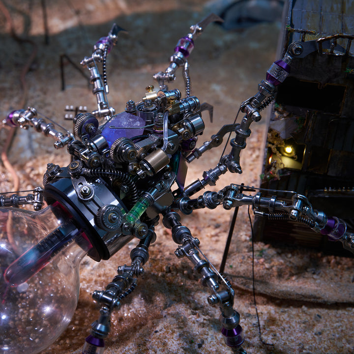 Mecrob Cyber Meta Collection | Unique Cyberpunk Metal Art Puzzle