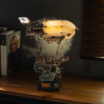 floating machine drawn image